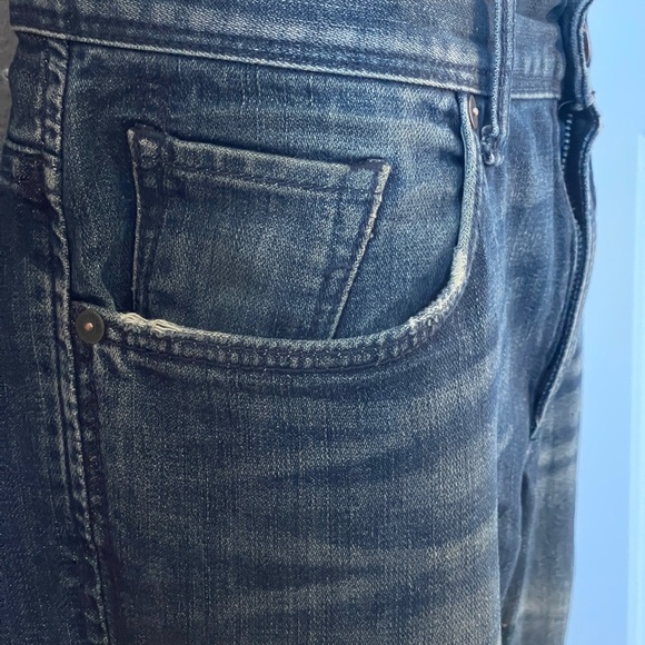 Dkny Blue Relaxed Jeans with Vintage Fading - Picture 5 of 8